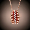 Effy Diamond and 14K Rose Gold Necklace