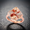 Effy Diamond and 14K Rose Gold Bow Ring