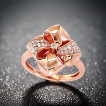  Effy Diamond and 14K Rose Gold Bow Ring