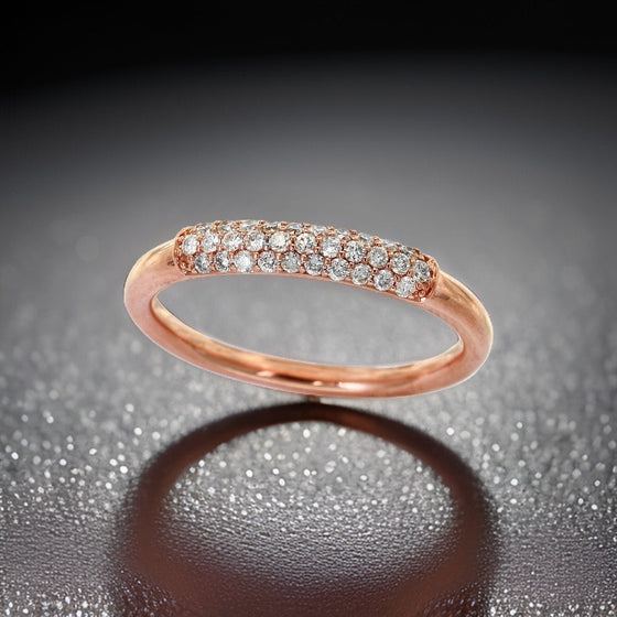 Effy Diamond and 14K Rose Gold Band