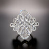 Effy Diamond and 14K White Gold Ring