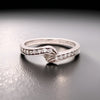 Mark Schneider .25 ctw Diamond and 14K White Gold Fitted Band Ring