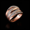 Effy Diamond and 14K Rose Gold Ring