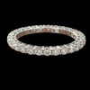 Maya Lianna 1.03 ctw Diamond and 14K White Gold Eternity Band