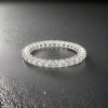 Maya Lianna 1.03 ctw Diamond and 14K White Gold Eternity Band