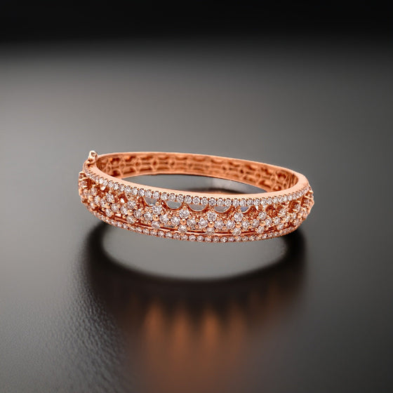 Maya Lianna Diamond and 14K Rose Gold Bangle