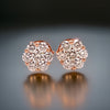 Maya Lianna Diamond and 14K Rose Gold Cluster Earrings