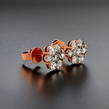  Maya Lianna 1.00 cttw Diamond Flower Cluster Earrings 03604