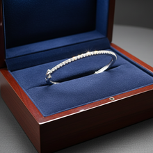  White Gold 1.01 cttw Diamond Bangle 03599