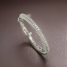  Diamond and 14K White Gold Bangle