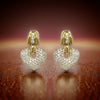 Estate 6.00 cttw Diamond Heart Earrings 13379