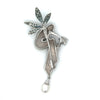 Estate Nouveau 1910 Company Diamond & Enamel 18K White Gold Pendant/Brooch Limited Edition #8 of 90