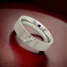  New Designer Novell .09 cttw Diamond Platinum Gents Band 13805