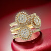 Fashionista 1.15 ctw Diamond and 18K Yellow Gold Ring