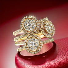  Fashionista 1.15 ctw Diamond and 18K Yellow Gold Ring