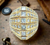 Estate 3.27 cttw Diamond 18K Yellow Gold Ring 13375