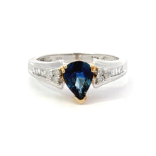  Estate Sapphire Diamond Ring 15411