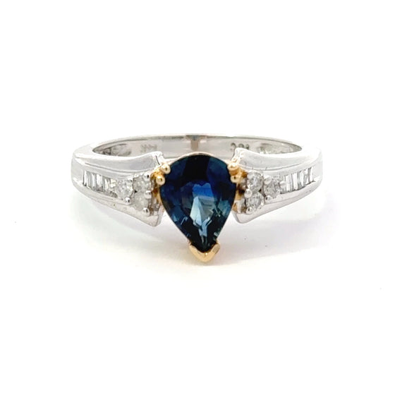 Estate Sapphire Diamond Ring 15411