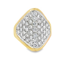  Estate 2.50 cttw Diamond 14K Yellow Gold Ring 15430