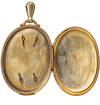 Victorian Estate By Watherston & Sons Of London Circa 1867 Rose Cut Diamonds and 18/21KT Yellow Gold Necklace & Locket In Original Box Circa 1867