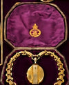 Victorian Estate By Watherston & Sons Of London Circa 1867 Rose Cut Diamonds and 18/21KT Yellow Gold Necklace & Locket In Original Box Circa 1867