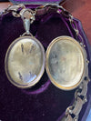 Victorian Estate By Watherston & Sons Of London Circa 1867 Rose Cut Diamonds and 18/21KT Yellow Gold Necklace & Locket In Original Box Circa 1867
