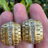 Designer ERAND Diamond 18K Yellow Gold Earring
