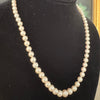 Mid Century 1950's Japanese Akoya 5 - 7.00 mm Cultured Pearl Graduated Necklace