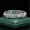 Modern 1960's Bracelet 8.50 Diamond Platinum
