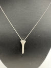 The Champion .28 cttw "Mini" Diamond Golf Tee 14K White Gold Brooch/Pendant (Limited Edition) 15444 Length 1"