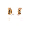 Estate Cartier Paris Maillon de Panthere 3.00 cttw Diamond 18K Yellow Gold Earrings 14231