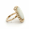 Large Opal and 14Kt Yellow Gold Ring