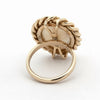 Large Opal and 14Kt Yellow Gold Ring