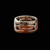 Designer Bvlgari Parentesi Collection 18k White Gold