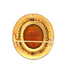 Art Deco Citrine and 14K Yellow Gold Pendant Brooch