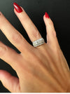 Vintage Diamond Platinum Ring