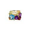 Multicolor Gemstone 14K Yellow Gold Statement Ring