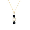 Onyx and Diamond Necklace