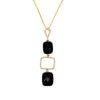 Onyx and Diamond Necklace