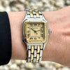 Vintage Cartier Panther 18Kt and Stainless Steel Watch