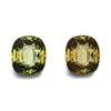 Natural 4.69ct Color Change Alexandrite and Natural Pink White Diamond 18Kt Ring (GIA)