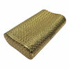 Vintage Italian 1960's Woven 18K Yellow Gold and Diamond Minaudiere/Evening Purse with Leather Outer Case