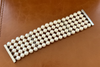 Italian 5 Row 7.75-8.50mm Cultured Pearl 14K White Gold Wide Bracelet