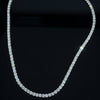 Contemporary 26.45 cttw Diamond Riviera 14K White Gold Graduated Necklace