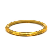  Estate Soho Of Italy 18k Gold Enamel Bangle