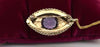 1890's Victorian Amethyst and Seed Pearl Necklace and Brooch