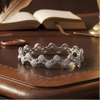 Designer AV 4.60cttw Diamond 14Kt White Gold Bracelet