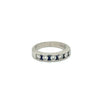 Sapphire, Diamond and Platinum Ring