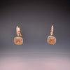 Maya Lianna Diamond and 14K Rose Gold Dangle Jacket for Earrings