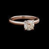 Diamond and 14K White Gold Solitaire Engagement Ring